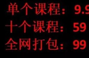 揭秘抖音9.9元賣二手課月入10w+玩法，適合小白的網絡搬磚長期項目！